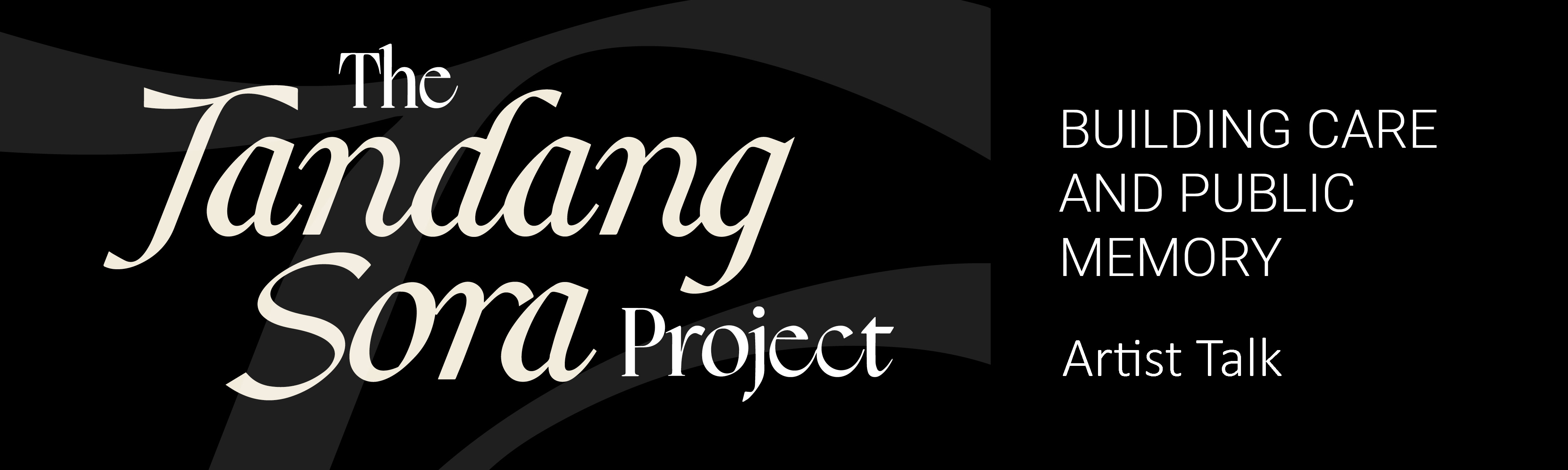 Building Care and Public Memory: Artist Talk